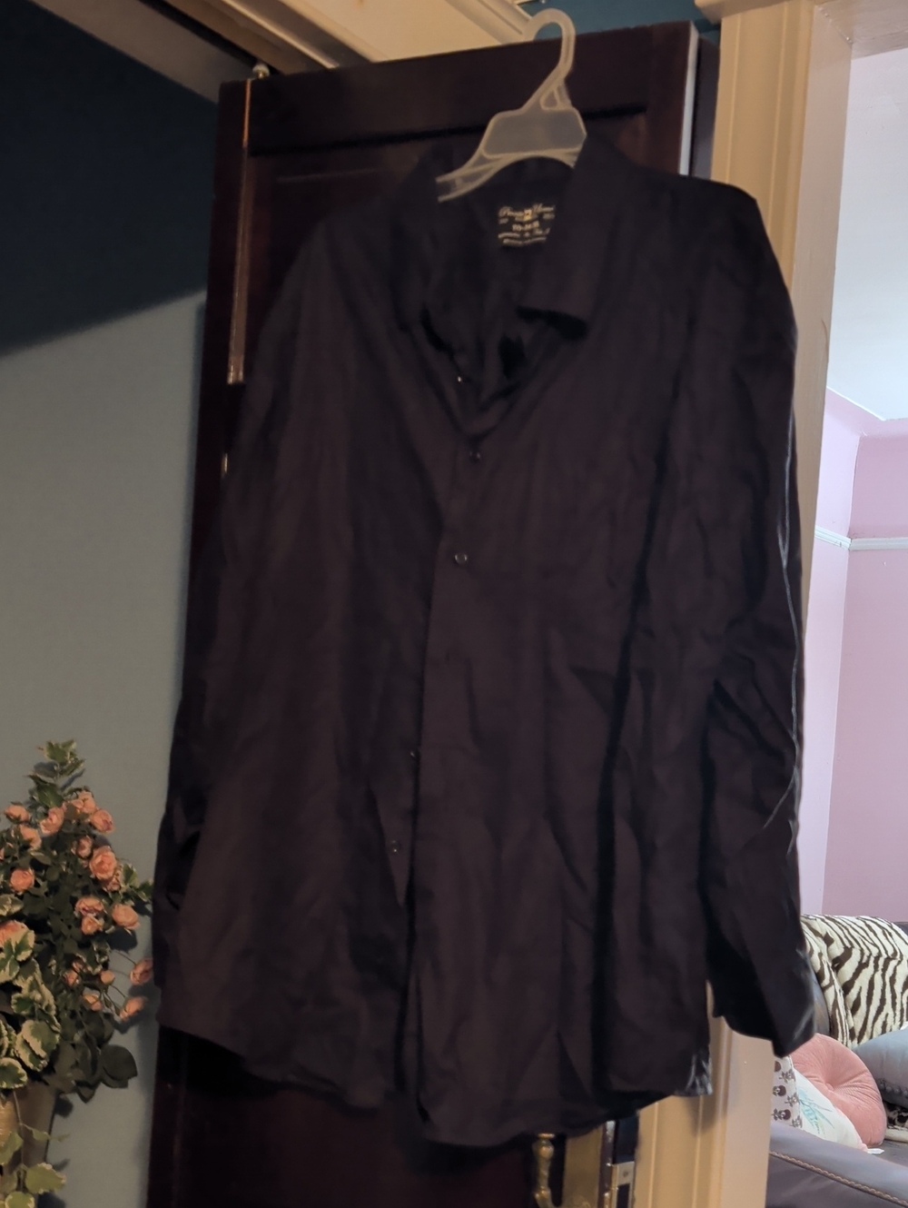 Men's Black Button Down Shirt